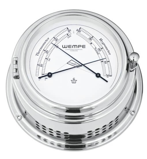 Bremen II Comfortmeter - Verchroomd Messing