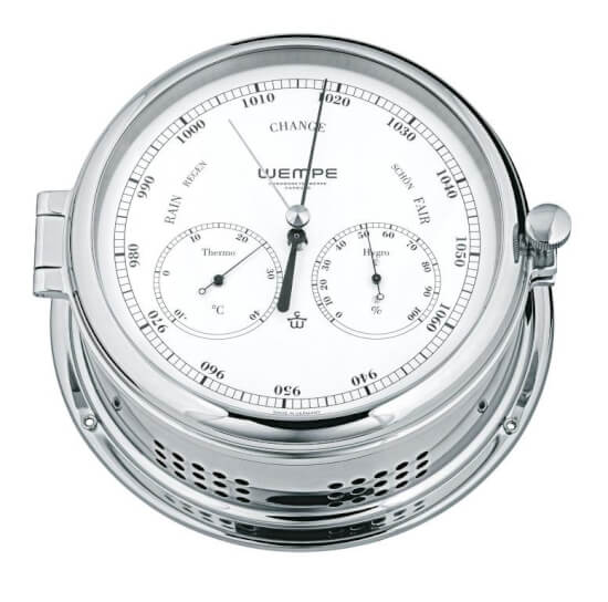 Admiral III  Baro-/Thermometer - Gepolijst RVS