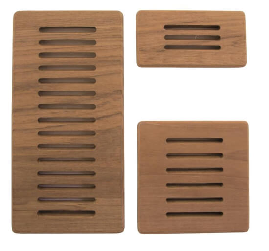 Teak ventilatierooster