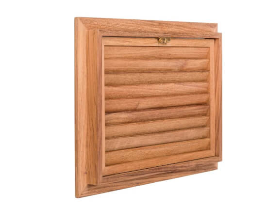 Uitneembaar ventilatierooster met frame