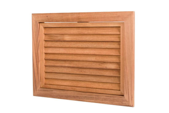 Uitneembaar ventilatierooster met frame