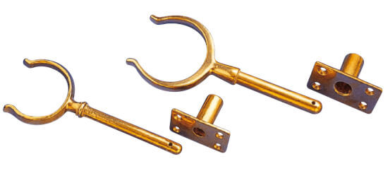 Brass rowlock and socket