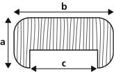 Teak Profile handgrip corner - For 15,5 mm