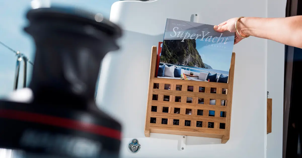 Storage space for books, newspapers, maps and magazines - ARC Marine