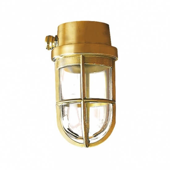 Deckenlampe Messing