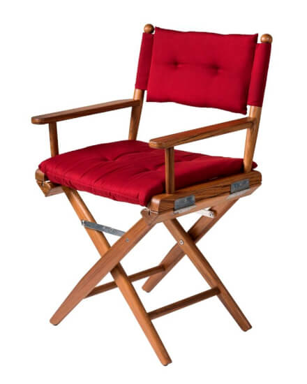 Regisseursstoel bordeaux deluxe