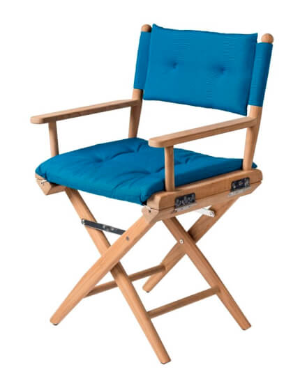Regisseursstoel forza blauw deluxe