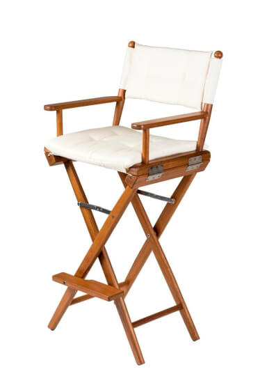 Hoher Regiestuhl Creme Deluxe