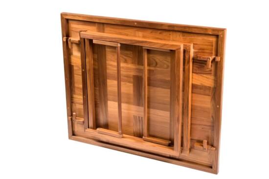 Klaptafel Wicker 113x93 cm