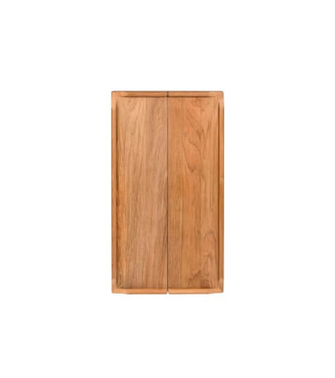 Klapptischplatte Vollteak