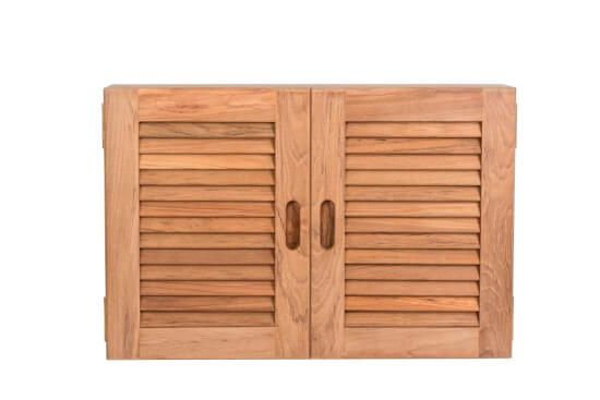 Cabinet with two louvre doors