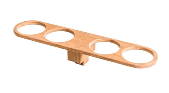 Glazenhouder voor blokroostertafel