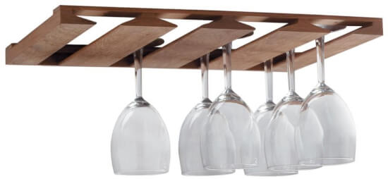 Wine glass holder Ceiling mounted