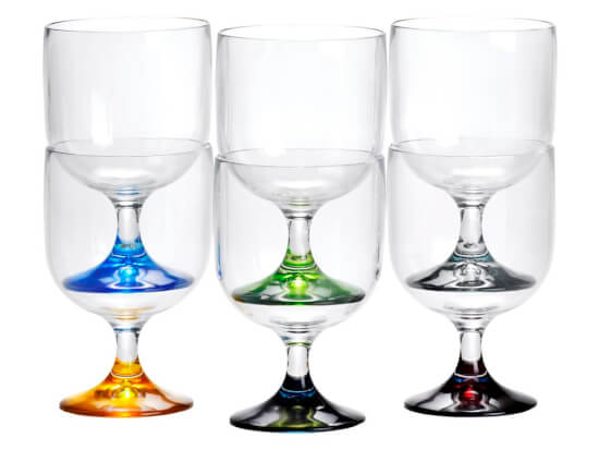 Marine Business Party Colour Stapelbare wijnglazen-  MS