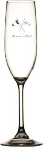 Marine Business Welcome on Board Champagneglas