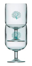 Mare Stapelbar Weinglass Blue