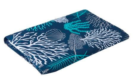 Ibiza Flat Sheet & Pillowcase - Single Blue - Single