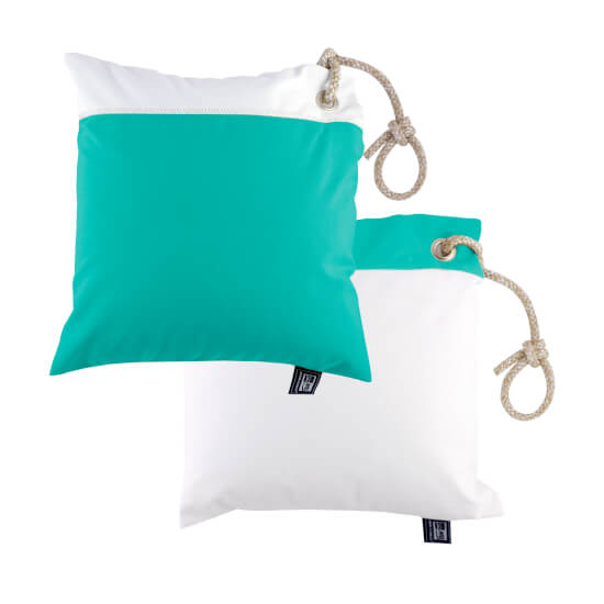 Waterproof Cushion set 40x40 - Sand & White
