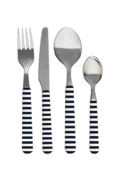 Marine Business Navy Besteckset 24-teilig