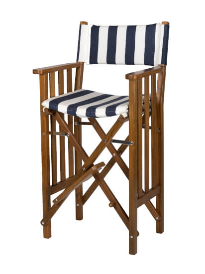 Hohe Regiestühl  II  navy /white deluxe
