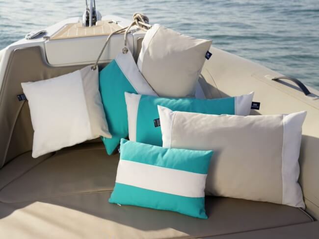 Waterproof outdoor cushions for water sports enthusiasts