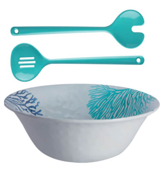 Marine Business Mare Saladeschaal + Bestek Blue