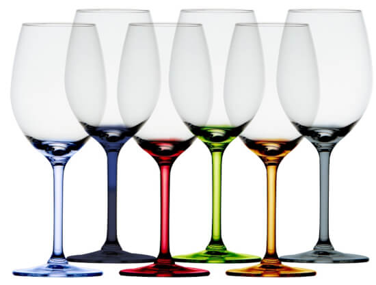Marine Business Party set of 6 Wine glasses Multicolour -