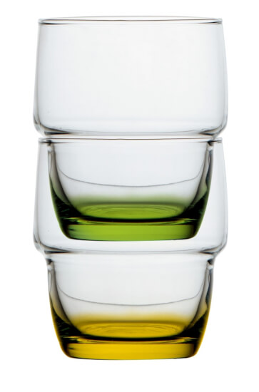 Party Set Stapelbare glazen Multicolour - Ecozen