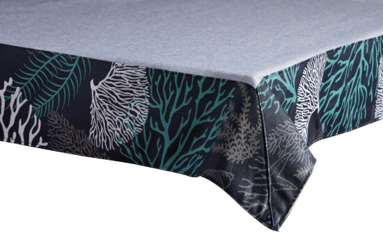Marine Business Coastal Waterproof Tablecloth - Blue