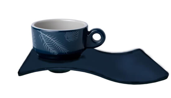 Living Espresso kop en schotel