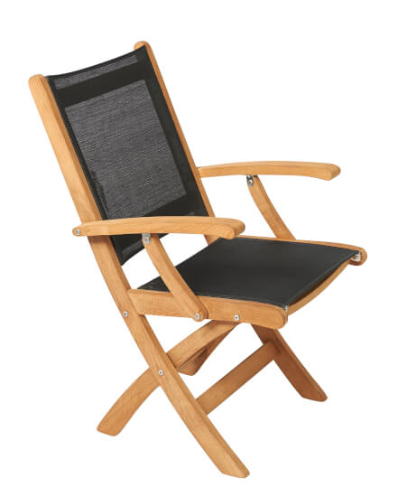Luxus Klappsessel Black