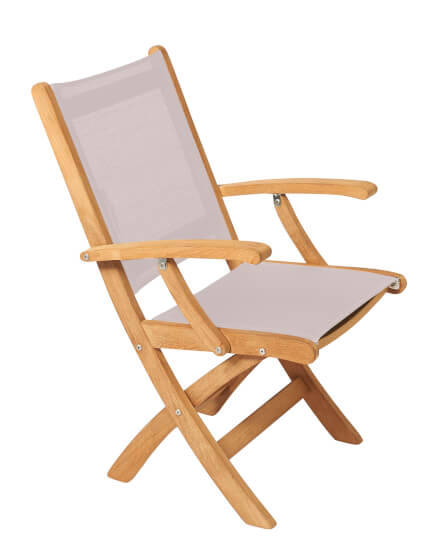 Luxus klappsessel Taupe