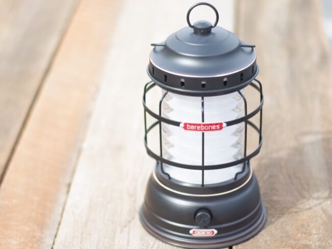 Barebones oplaadbare outdoorlamp