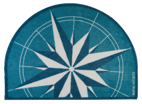 Marine Business Welcome Doormat Rosewind Turquoise