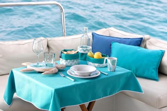 Aruba Waterproof Tischdecke Acqua - Größe  L