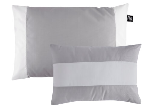 Waterproof Cushion Set Large & Small - Navy  & White