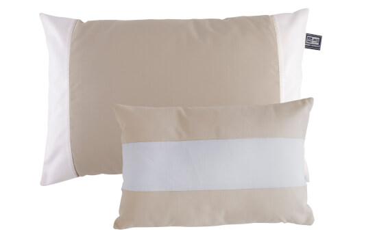 Waterproof Cushion Set Large & Small - Navy  & White