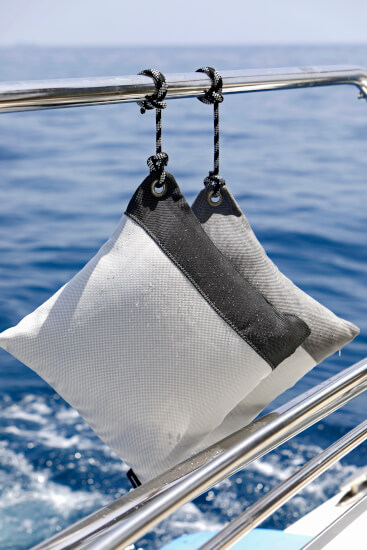Waterproof Cushion set 40x40 - Black Edition - Black & White