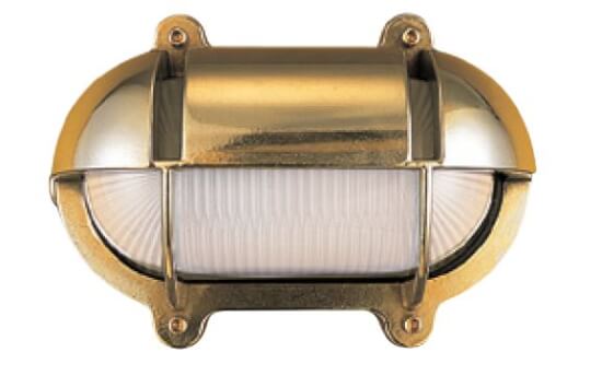 Wall licht Oval Brass