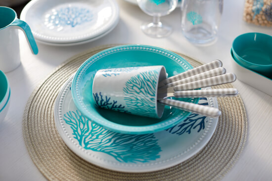 Harmony Tiefer Teller Acqua