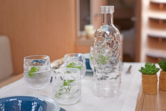Moon Water glass Ice