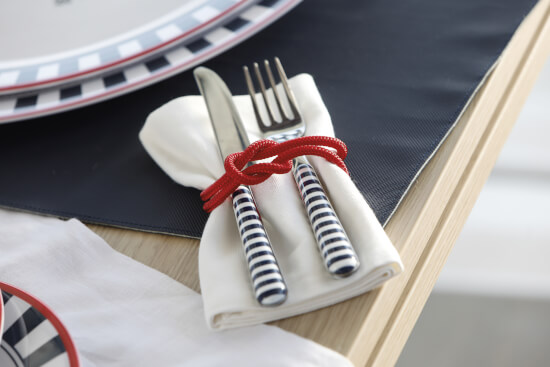 Navy Besteckset 24-teilig