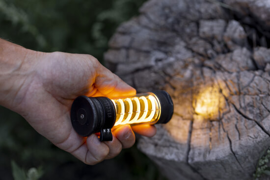 Edison Light Stick tumbled steel