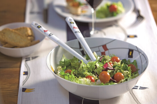 Regata Saladeschaal met bestek
