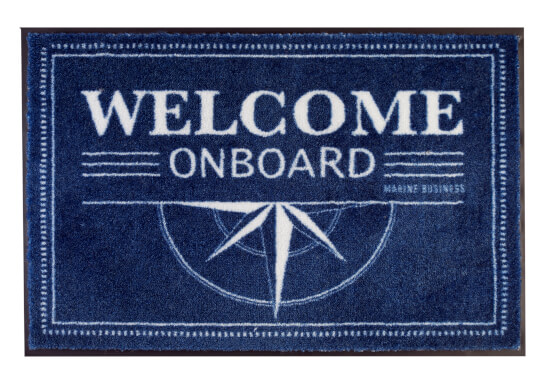 Marine Business Welcome deurmat Brown
