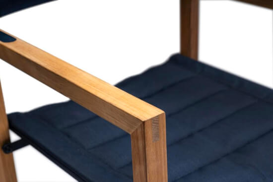 Regiestuhl The Square Teak Ocean