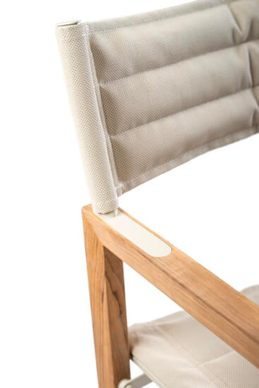 Regisseursstoel The Square Teak Linen