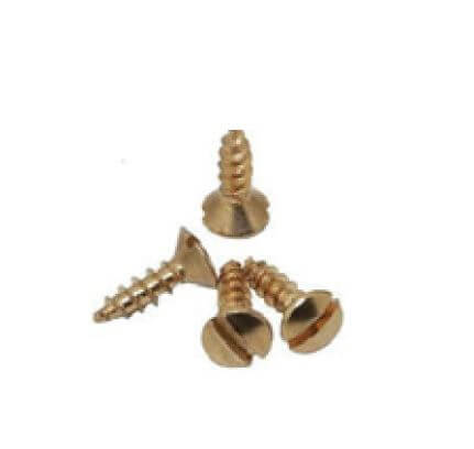 Schrauben für Messing Buchstaben und Ziffern -  8 cm