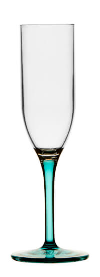 Marine Business Party Turquoise Champagneglas