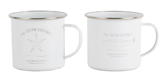 Marine Business Menorca Becher Set - White
